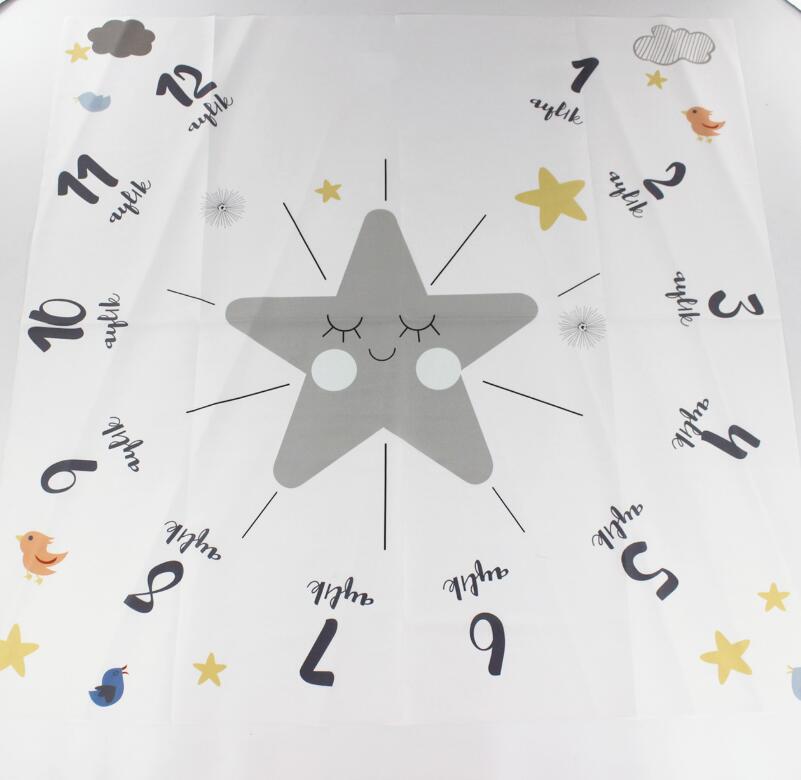 Креативный детский фотоплед для важных событий – Реквизит для позирования с фоном из цифр для фотографии