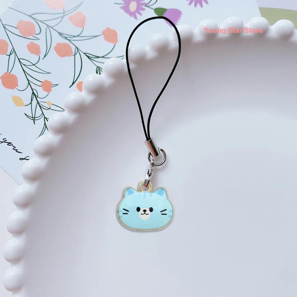 Charm Cat Phone Strap Ornaments Animal Phone Pendent Cellphone Rope Cat Phone Lanyard  Bag Pendant