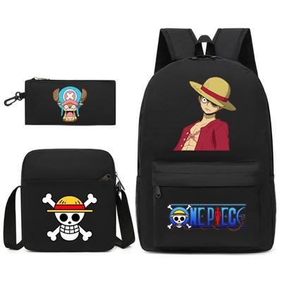 ONE PIECE термотрансферный школьный рюкзак для ученика начальной школы, рюкзак с принтом, рюкзак большой вместимости, рюкзак, пенал