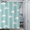 Bathroom Thickened Waterproof Curtain Mildew Proof Shower Curtain Shower Partition Curtain Shower Curtain Bathroom Curtain Free Perforation