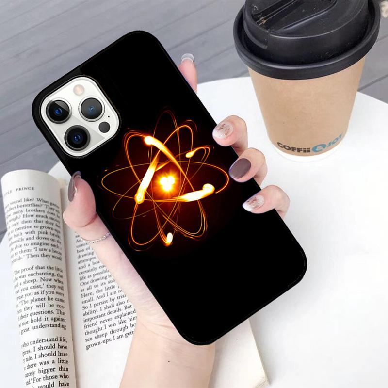 Atom Chemistry Science Phone Case For iPhone 17 Air 13 12 14 15 16 Cover For Apple Pro Max 6S Plus Coque