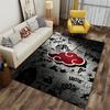 Akatsuki Cloud Manga Style Carpet suitable as a non-slip mat for the living room or bedroom sofa