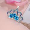 Hairclip Rose Flower Crystal Rhinestone Hair Jewelry Crown Hairpin Hair Comb For Girls Kids Gift