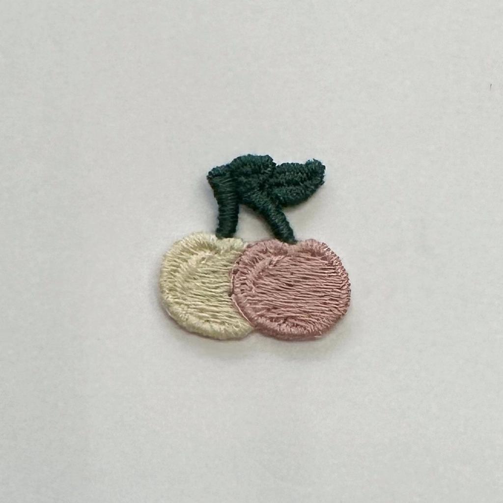 Fresh Little Flower Tulip Embroidery Patch Clothing Accessories Ins Colorful Cute Little Cherry Series Embroidery Cloth