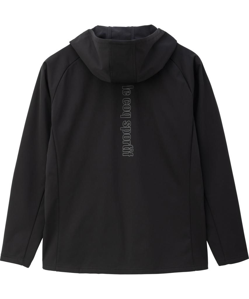 Le Coq Sportif Гибридная утепленная куртка XO длинная черная коричневая, водоотталкивающая, ветрозащитная, теплая, технология поглощения света и генерации тепла, HEATNAVI,