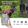 4K 30MP Live Stream WiFi Trail Camera  APP Bluetooth Hunting Cameras With 10000mAh Li-Battery Night Vision WiFi940PROLI