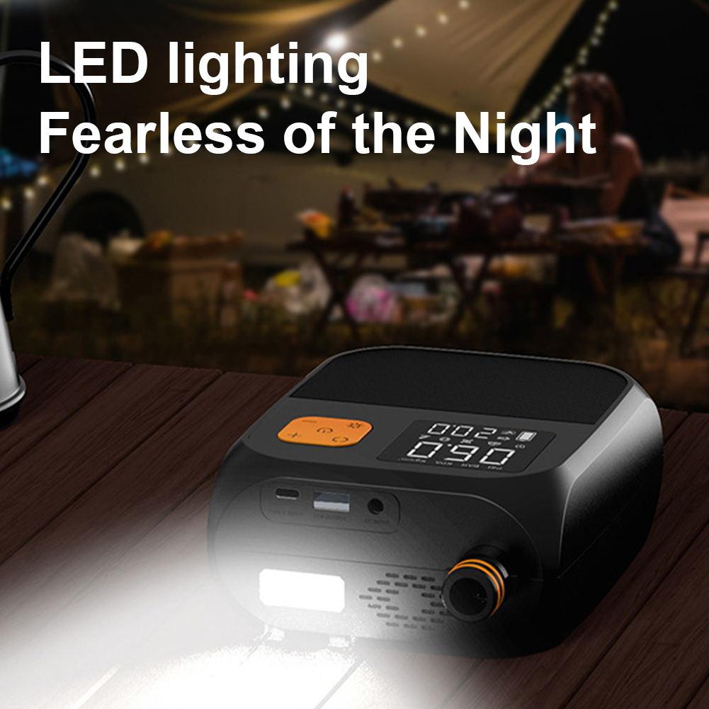 Аксессуары для SUP-лодок 20 PSI Высоконапорный портативный воздушный компрессор Насос для надувной доски для серфинга, кайта, матраса, палатки