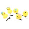 Cute Flocking Little Yellow Duck Animal Plush Hairpin Funny Spring Duckbill Clip Accessories Headdress For Children
