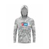 Quick-Dry UV Protection Fishing Hoodie With Face Cover Gradient Print Lightweight Outdoor Sportswear Fall