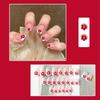 On Nails Artificial Full Cover Fake Nails Nail Tips Wearable Short Round/Square Head False Nails