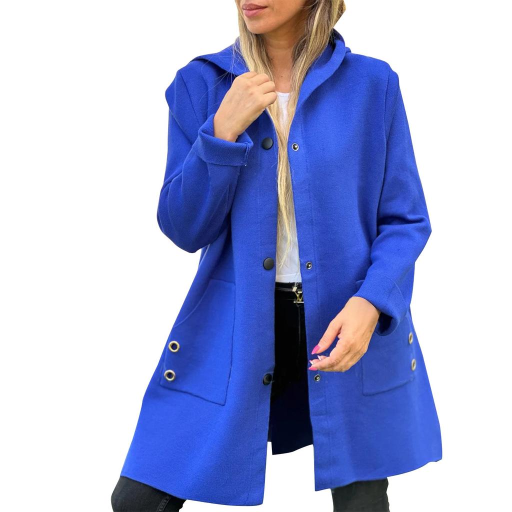 Женская куртка повседневная с длинным рукавом свободного покроя пальто зимняя верхняя одежда с карманом