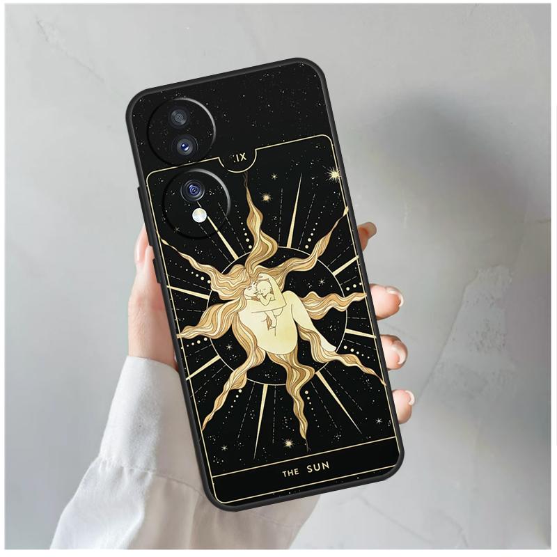 Astrology Tarot Cards Phone Case For Honor X8b X9b X8 X9 X6a X7a X8a X9a Honor Magic 6 Pro 5 Lite 50 70 90 Cover