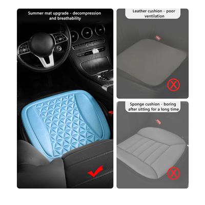 3D дышащий чехол для автомобильного сиденья, летняя подушка для автомобильного сиденья, выпуклая, для рассеивания тепла, устойчивая к поту, универсальная защита для стула