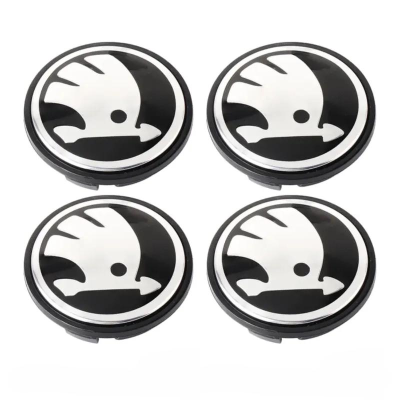 2025 Новые 4 шт. 55/65 мм Автомобильный значок Колпачки центральных ступиц колес Для Skoda Octavia Kodiaq Enyaq iV Kamiq Scala Superb Fabia Yeti Vi