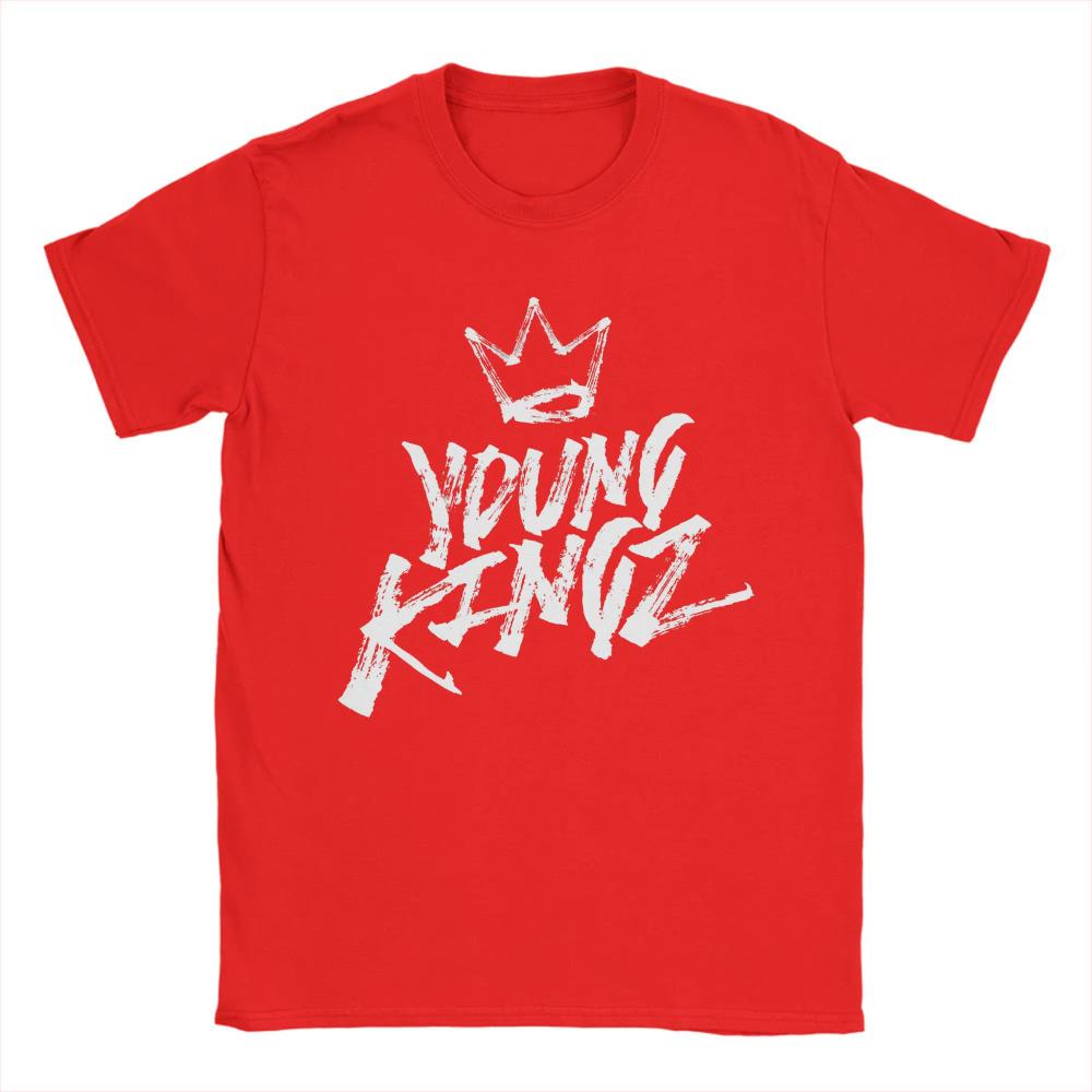 Мужская футболка Young Kingz от Myke Towers Хлопок Винтажная футболка Круглый вырез Певец Тур 2026 Футболки с коротким рукавом Мерч Большой размер