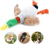Durable Dog Chew Toys Cute Plush Duck Sound Toy Stuffed Squeaky Animal Squeak Dog Toy Cleaning Tooth Dog Chew Rope Toys