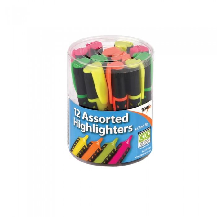 Tiger Stationery Хайлайтер (Упаковка из 12 шт.)