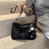 New Simple Commuter Cross-body Female Bag Large-capacity Casual Retro Underarm Shoulder Wide Strap All-match Tote