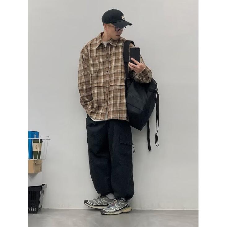 Рубашка с длинным рукавом с буквенным принтом 2024 года в японском стиле в стиле Гонконга, свободная рубашка для мальчиков, летнее модное универсальное повседневное пальто