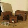 Lock And Key Piggy Bank Wooden Money Box Elegant Design