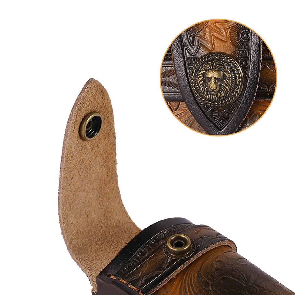 Fixed Leather Hunting Knife Sheaths Straight Waterproof Knife Holster Universal Leathers Sheath Waist Scabbard Shell