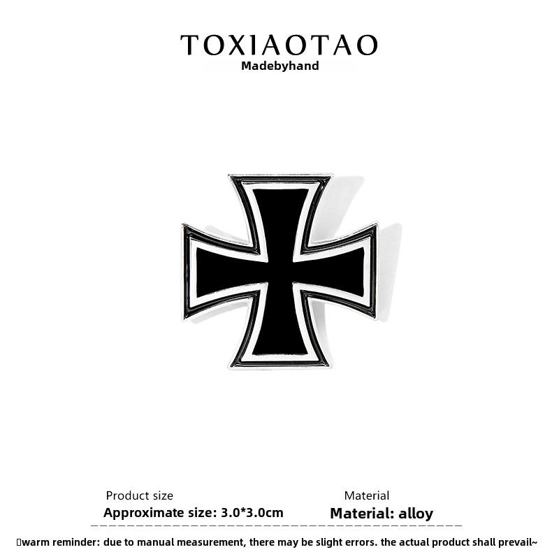 Винтажный прусский немецкий металлический железный крест брелок подвеска совиньон немецкий мемориальный подвесной орнамент