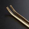 Japanese Tea Tweezers Brass Leaf Tea Scoops New Leaf Spatula  Kitchen Tool