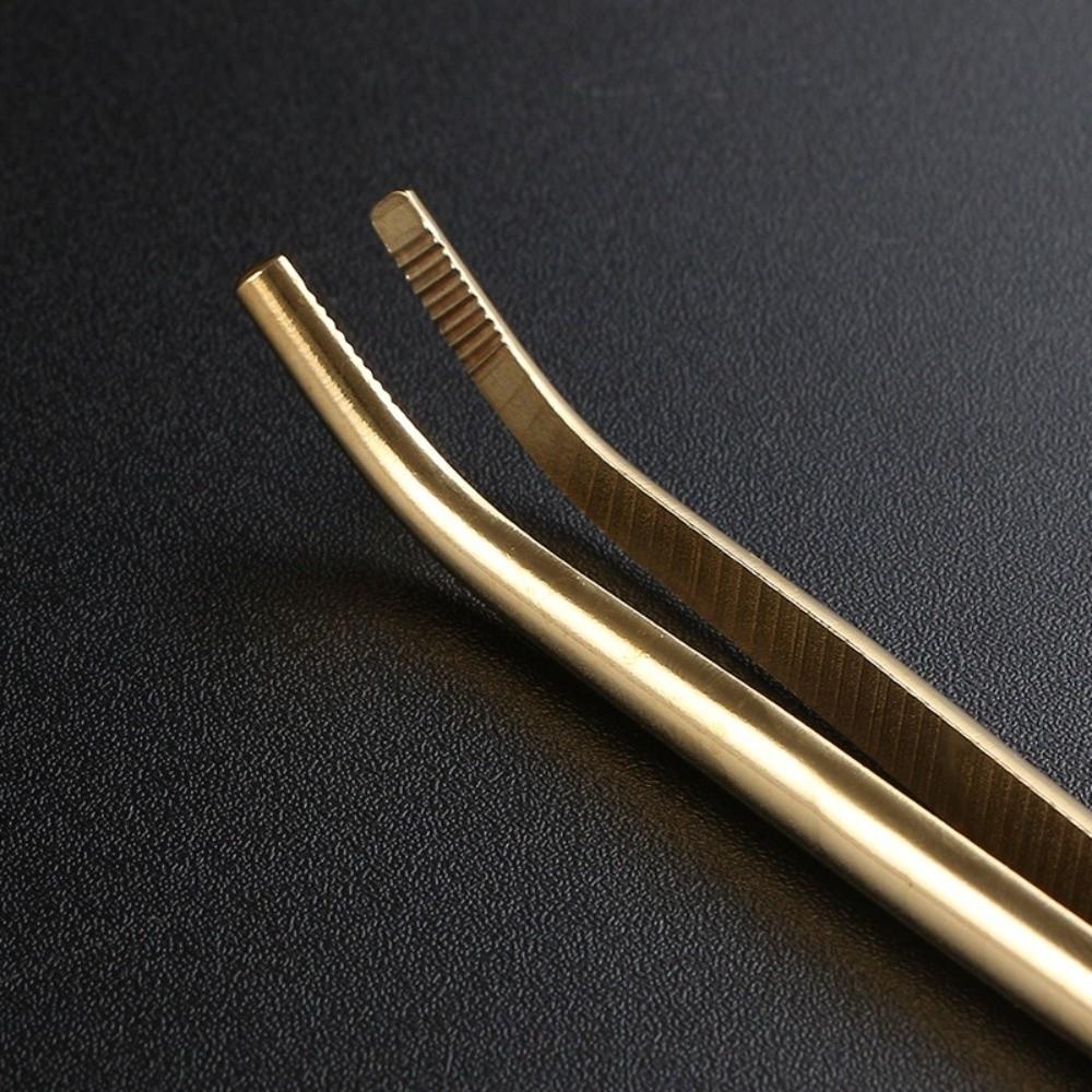 Japanese Tea Tweezers Brass Leaf Tea Scoops New Leaf Spatula Kitchen Tool