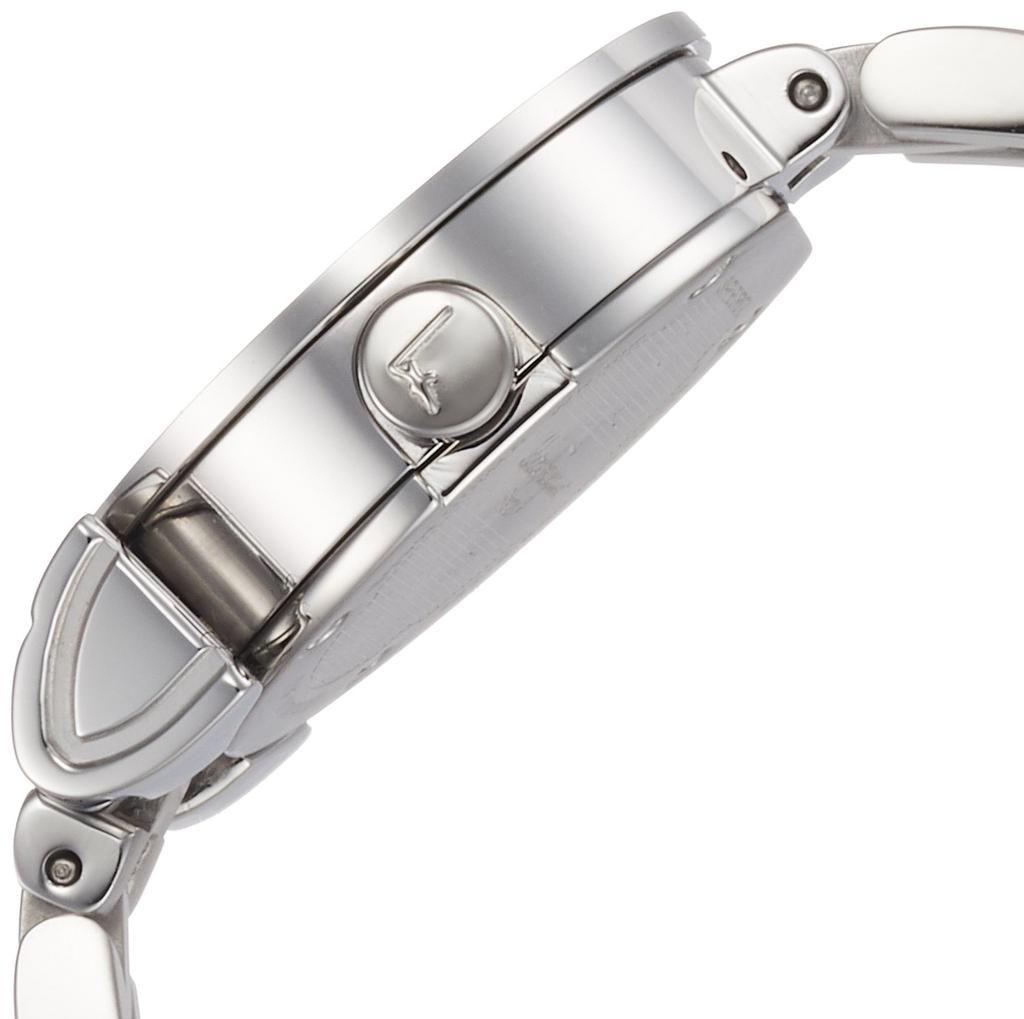 Часы GANCINO Циферблат из розового перламутра Нержавеющая сталь Сапфировое стекло Кварцевые 22 мм Швейцарские часы FBF070017 Серебристый [Ferragamo] Женские [Товар]