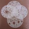 Eco Friendly High Quality 4 Styles Flower Heart Spray Stencils Birthday Cake Mold Decorating ARI