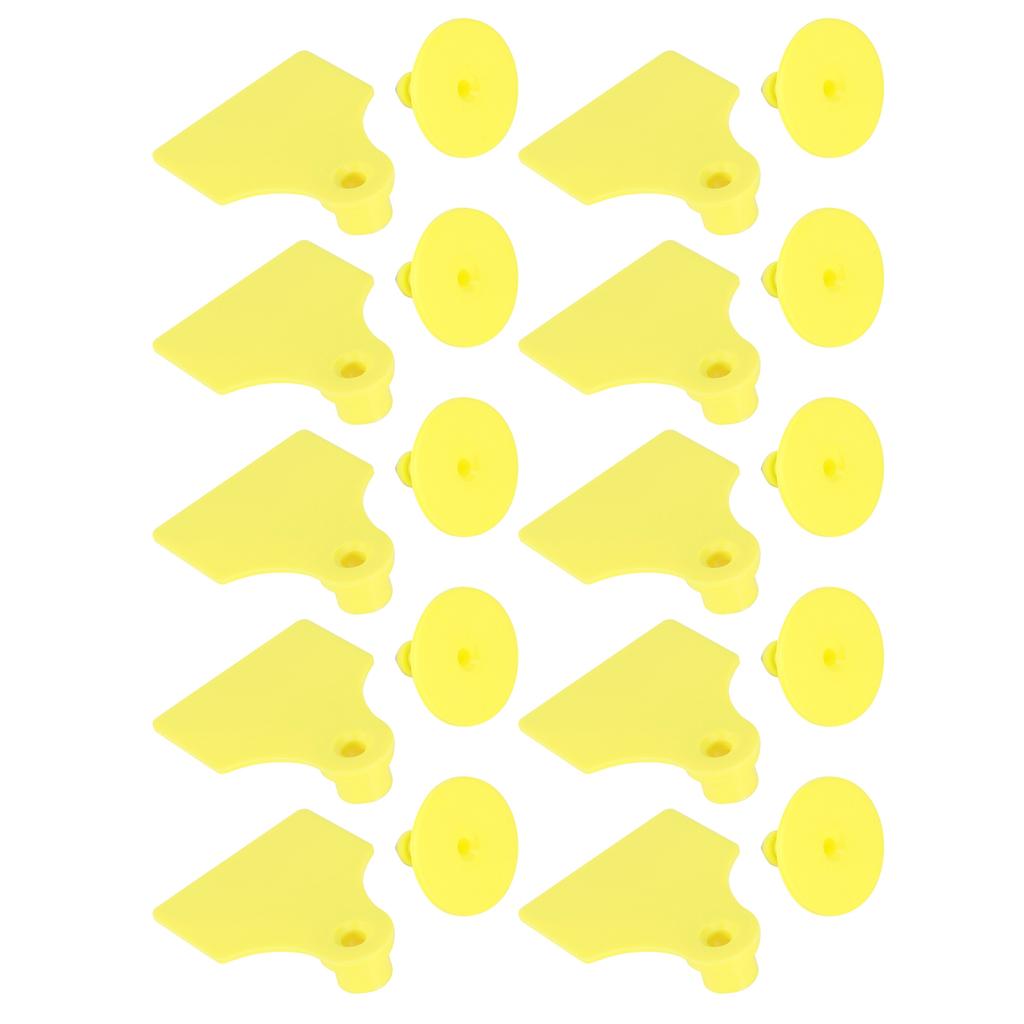 20 комплектов ушных бирок для идентификации скота для коз, овец, крупного рогатого скота, коров, свиней, фермерских принадлежностей: