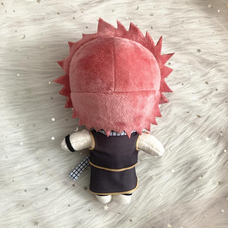 20cm Anime Fairy Tail Etherious Natsu Dragneel Plush Toy Soft Stuffed Cartoon Doll Gifts for Children