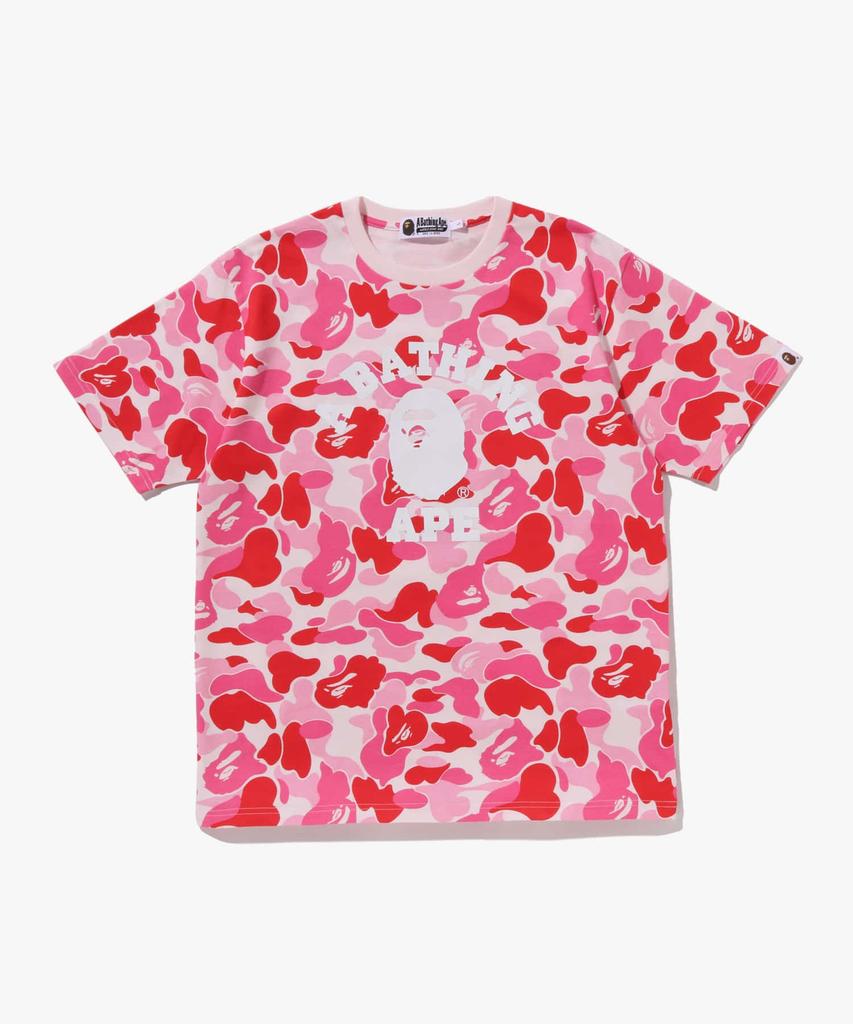 Колледжная футболка Beipeu Abc Camo (M) розовый