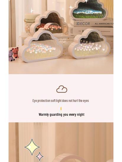 DIY Cloud Tulip Night Light - Handmade Flower Lamp, Perfect Birthday Gift for Girlfriend or Best Friend