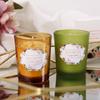 New Glass Cup Aromatic Candle Romantic Fragrance Soy Wax Aromatic Candle Lover Gift