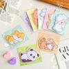 Cute Animal Sticky Notes Cute Cartoon Memo Pad Ins Kawaii Stationery Posted Tabs Its Memo Message Paper School Supplies