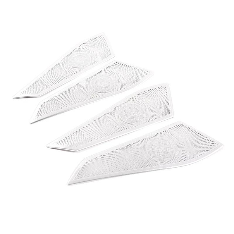 Алюминиевый сплав двери автомобиля динамик крышка отделка наклейка подходит для BMW X5 G05 X7 G07-2022 авто интерьер