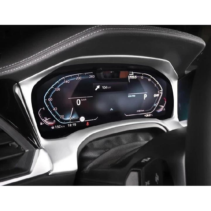 Наклейка на рамку приборной панели автомобиля в стиле углеродного волокна, подходит для BMW 3 серии G20 G28 - интерьер автомобиля