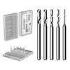 Stedi Hand Drill Bits for Manual Pin Vise, Tungsten Steel Micro Drill Bit Set
