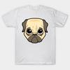 T Shirt Women Angry Pug Harajuku Print Kawaii Tshirt Summer Short Sleeve Female T-Shirt Top Tee