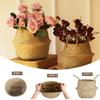 Seaweed Wicker Basket for Dirty Cloth, Laundry Storage Bakset, Hand Woven, FLower Plant Pot, Home Garden Cesta Mimbre