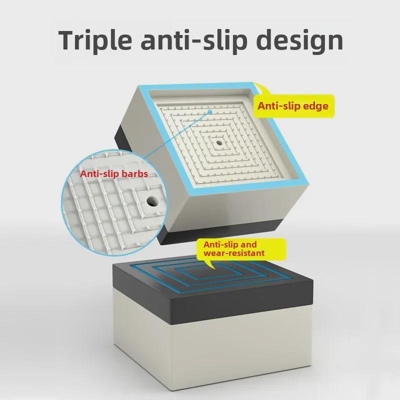 Бесшумные резиновые напольные протекторы: Противоскользящие накладки для мебели, столов, стульев и стиральных машин