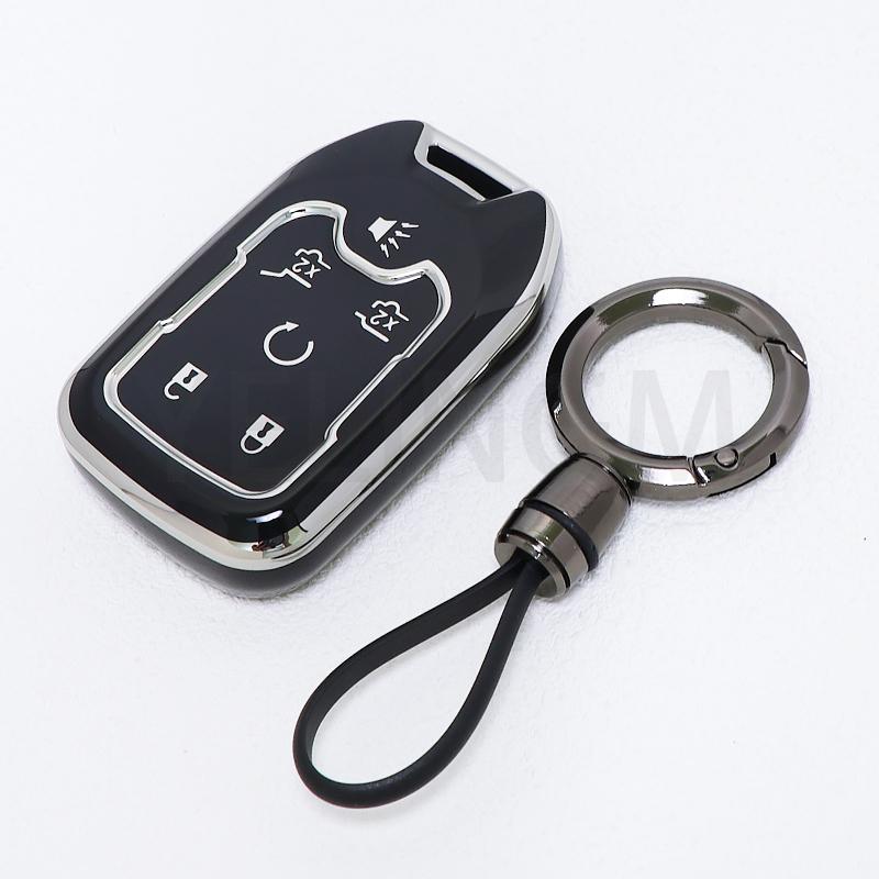 Корпус ключа с 5/6 кнопками, чехол-брелок, держатель для GMC Sierra Acadia Terrain Yukon для Chevrolet Silverado Suburban Tahoe, чехол для автомобильного ключа, смарт