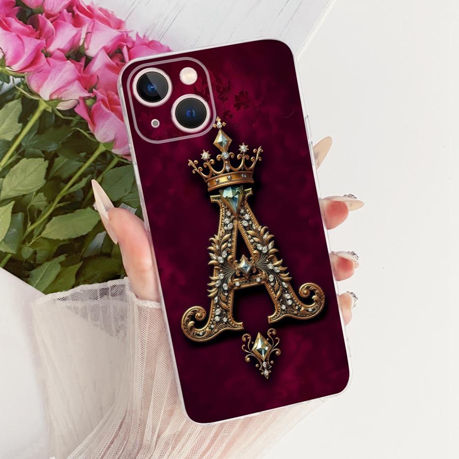 Для Apple iPhone 13 Pro Чехол iPhone13 Mini Роскошный Чехол-Крышка с Буквами Короны Мягкий Тонкий Чехол для Телефона Для iPhone 13 Pro Max iPhone13 Fundas