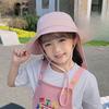 Childrens Uv Shield Hat With Wide Brim And Soft Fabric For Beach Vacation