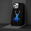 Черный чехол для iPhone 14 11 13 Pro Max 12 Mini XR 7 8 Plus SE 2020 XS 6 6S + чехол, мягкая сумка для мобильного телефона, чехол с изображением оленя, художественный постер