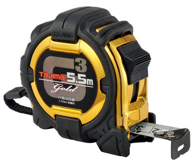 Tajima Convex x 25 мм G3 Gold Lock 25 с эквивалентной шкалой 5,5 м G3GL25-55SBL