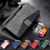 Rivet Leather Card Pocket Case For iPhone Samsung Xiaomi Redmi Huawei Moto OnePlus Nokia Handstrap Flip Cover