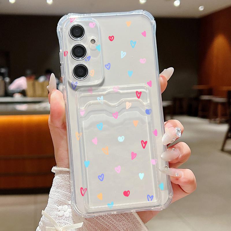 Лавандовый Задумчивый Чехол-Кошелек Слот Для Карты Для iPhone 18 Pro Max Для iPhone 17 16 15 14 13 Pro Max 17E Прозрачный Чехол-Держатель Для Карт