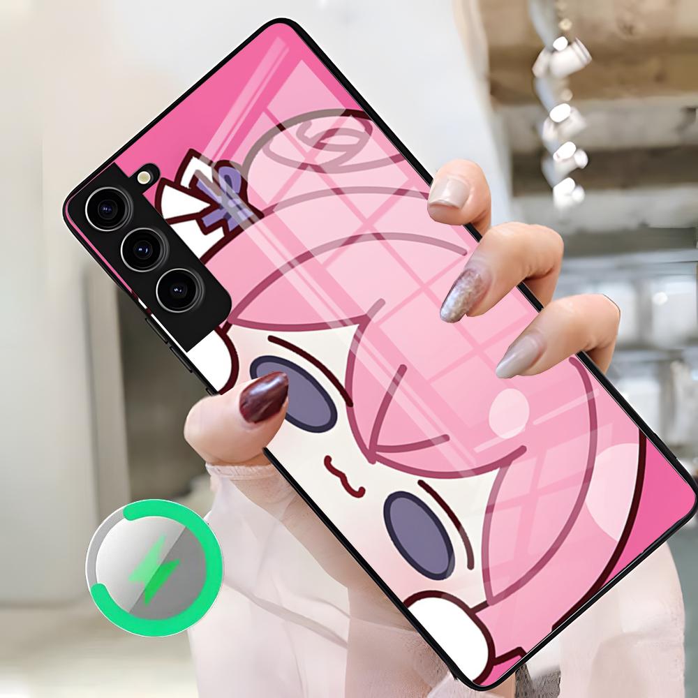 Чехол для телефона Game N-Nikke D-Doro для Samsung S26 Ultra S25 Edge S23 S22 S21 S20 Ultra Plus S24 Fe A25 Магнитная стеклянная крышка